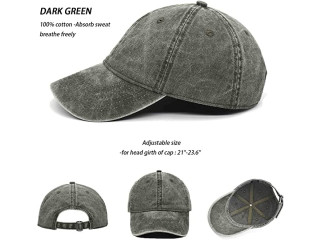 Guwfuve 3Pack Baseball Caps, Unisex Adult Adjustable Sports Hat