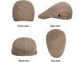 qossi-2-pack-newsboy-hats-for-men-flat-cap-cotton-adjustable-breathable-irish-cabbie-ivy-driving-hunting-hat-small-2