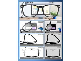 CCVOO 5 Pack Reading Glasses Blue Light Blocking, Filter UV Ray/Glare Computer Readers Fashion Nerd Eyeglasses