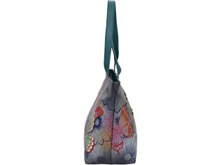 Anna by Anuschka Women's Hand Painted Genuine Leather Large ToteColor: