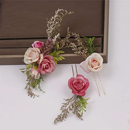 loyjoy-1set-bridal-dried-flower-handmade-headdress-lace-hairpins-simulation-rose-big-0