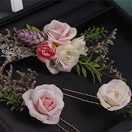 loyjoy-1set-bridal-dried-flower-handmade-headdress-lace-hairpins-simulation-rose-big-3