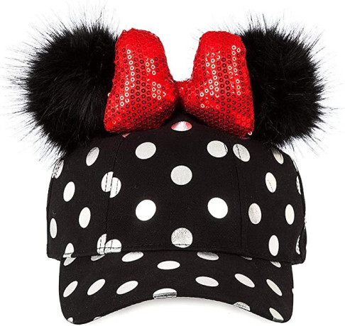 disney-minnie-mouse-polka-dot-pom-pom-baseball-cap-with-bow-black-big-1