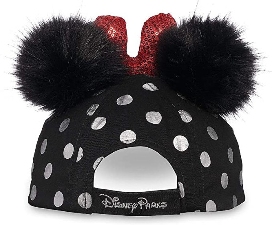 disney-minnie-mouse-polka-dot-pom-pom-baseball-cap-with-bow-black-big-0