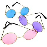 rhode-island-novelty-round-color-lens-sunglasses-1-pair-of-pink-glasses-big-0