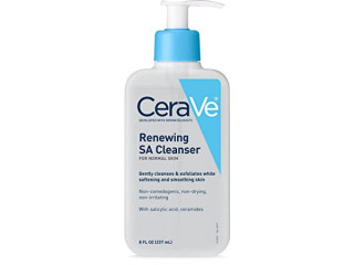 CeraVe SA Cleanser | Salicylic Acid Cleanser with Hyaluronic Acid, Niacinamide & Ceramides| BHA