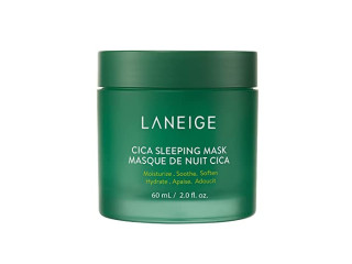 LANEIGE Hypoallergenic Cica Sleeping Mask: Hydrate, Nourish, and Soothe Stressed Skin