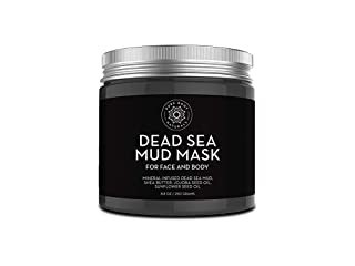 New York Biology Dead Sea Mud Mask for Face and Body - Spa Quality Pore Reducer for Acne, Blackheads