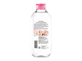 Garnier SkinActive Micellar Water for All Skin Types, Facial Cleanser & Makeup Remover, 13.5 fl. Oz, 1 count (Packaging May Vary)