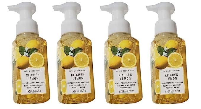 bath-and-body-works-kitchen-lemon-value-pack-lot-of-4-gentle-foaming-hand-soap-full-size-big-0