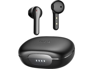 Tribit Earbuds, Bluetooth 5.2 Earbuds Qualcomm QCC3040, 4Mics CVC 8.0 Call Noise Canceling Crystal-Clear