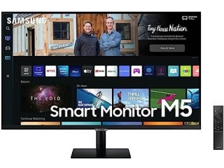 SAMSUNG 32" M50B Series FHD Smart Monitor w/Streaming TV, 4ms, 60Hz, HDMI,