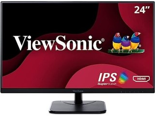 ViewSonic VA2456-MHD 24 Inch IPS 1080p Monitor with Ultra-Thin Bezels, HDMI, DisplayPort and VGA