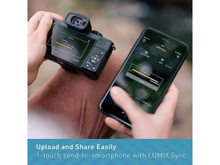 Panasonic LUMIX G100 4k Mirrorless Camera for Photo and Video, Built-in Microphone with Tracking,