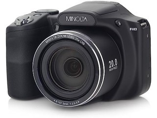 Minolta 20 Mega Pixels High Wi-Fi Digital Camera with 35x Optical Zoom, 1080p HD Video