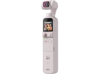 DJI Pocket 2 Exclusive Combo (Sunset White) - Pocket-Sized Vlogging Camera,
