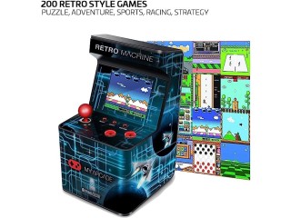 My Arcade Retro Machine Playable Mini Arcade: 200 Retro Style Games Built In, 5.75