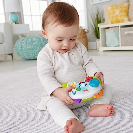 fisher-price-pretend-video-game-controller-baby-toy-with-music-lights-and-learning-songs-big-2