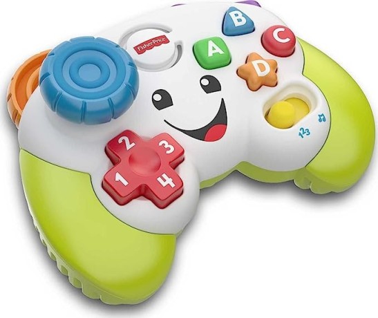 fisher-price-pretend-video-game-controller-baby-toy-with-music-lights-and-learning-songs-big-0
