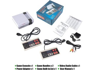 Classic Handheld Game Console, Built-in 620 Classic Games and 2X 4 Classic Button