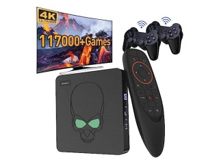 Super Console X King Game Console with 117000 Games,Compatible with PSP/PS1