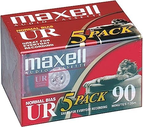 maxell-ur-90-normal-bias-blank-audio-recording-cassette-tape-low-noise-big-0