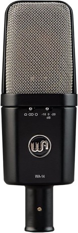 warm-audio-wa-14-large-diaphragm-condenser-microphone-black-with-silver-grille-big-0