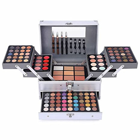 132-color-all-in-one-makeup-kitprofessional-makeup-casemakeup-set-for-teen-girlsmakeup-palettemulticolor-eyeshadow-kitsilver-big-1