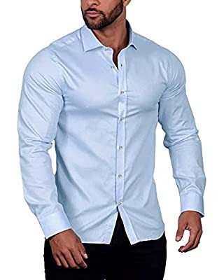 coofandy-mens-casual-dress-shirt-button-down-shirts-long-sleeve-denim-work-shirt-big-1