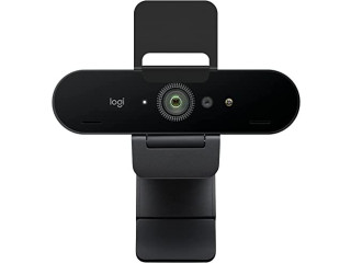 Logitech Brio 4K Webcam, Ultra 4K HD Video Calling, Noise-Canceling mic, HD Auto Light Correction, Wide Field of View,