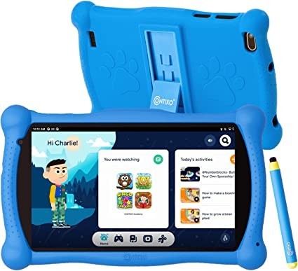 contixo-kids-tablet-v10-7-inch-hd-ages-3-7-toddler-tablet-with-sleeve-bag-bundle-big-0
