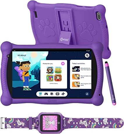 contixo-kids-tablet-v10-7-inch-tablet-for-kids-and-smart-watch-bundle-big-1