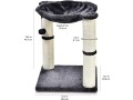 amazon-basics-cat-tower-with-hammock-and-scratching-posts-for-indoor-cats-small-0