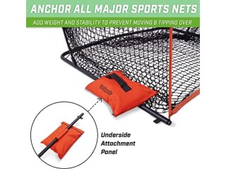 GoSports Sports Net Sandbags Set of 4 Weighted Anchors for Baseball Nets