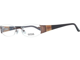 Guess GU2225 51D96 Oval Glasses Frame 51 Brown